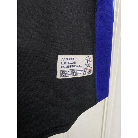 True Fan Mens MLB New York Mets Carlos Beltran #15 Jersey Black Medium New - Picture 2 of 8